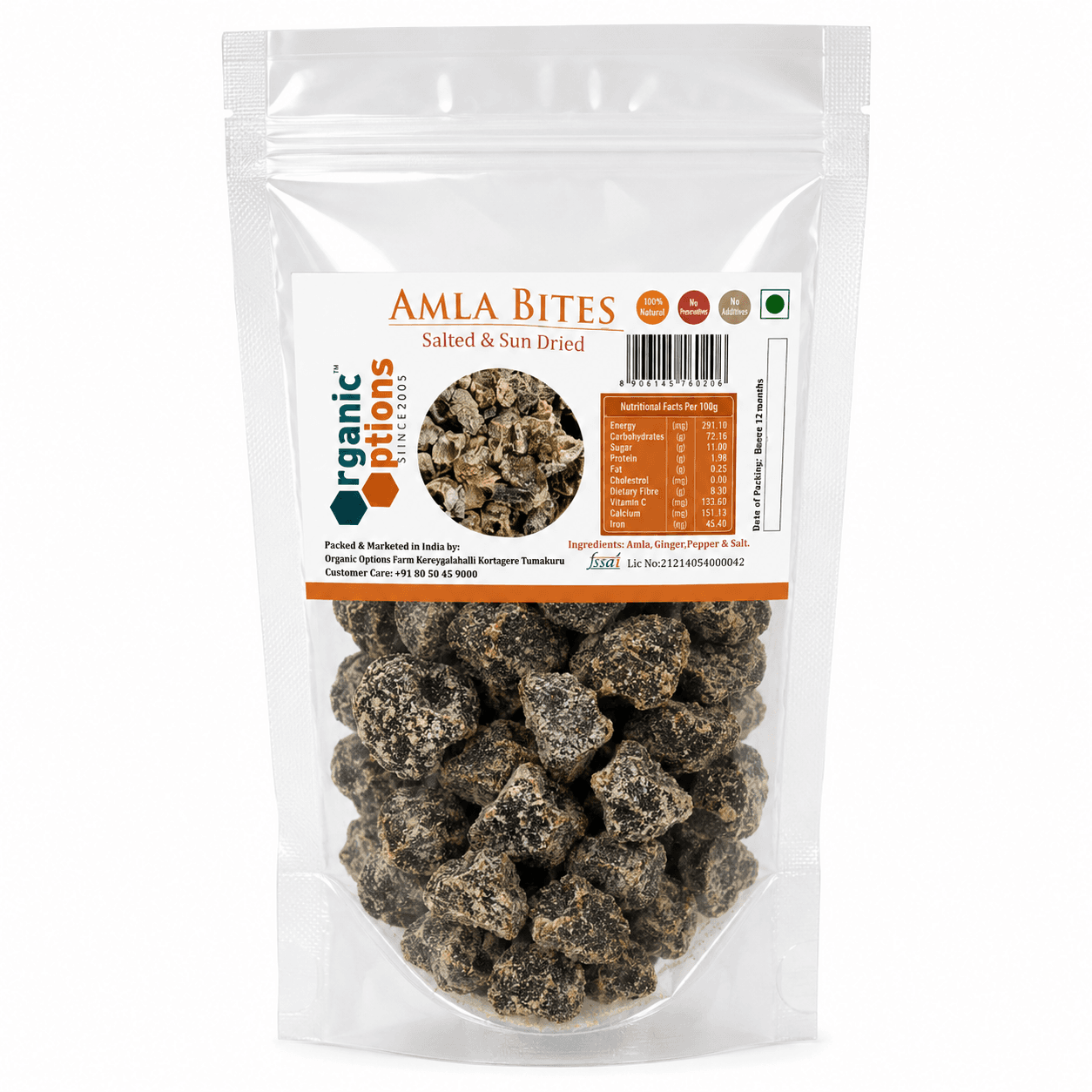 Amla Bites - Salted and Sun Dried