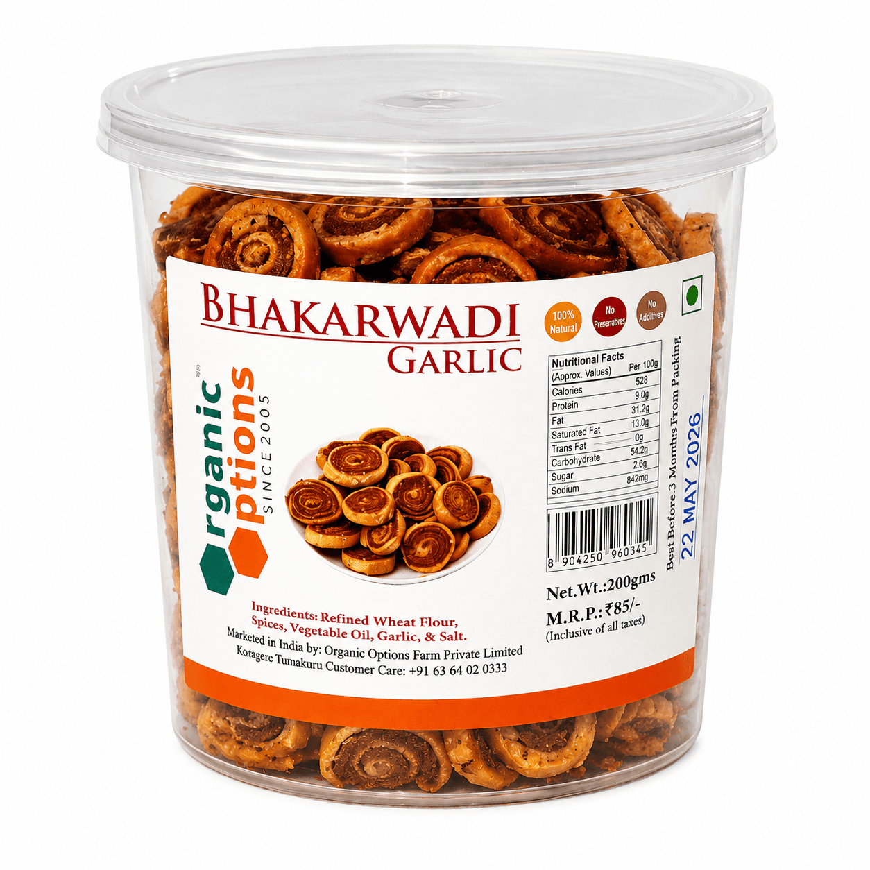 Bhakarwadi Garlic