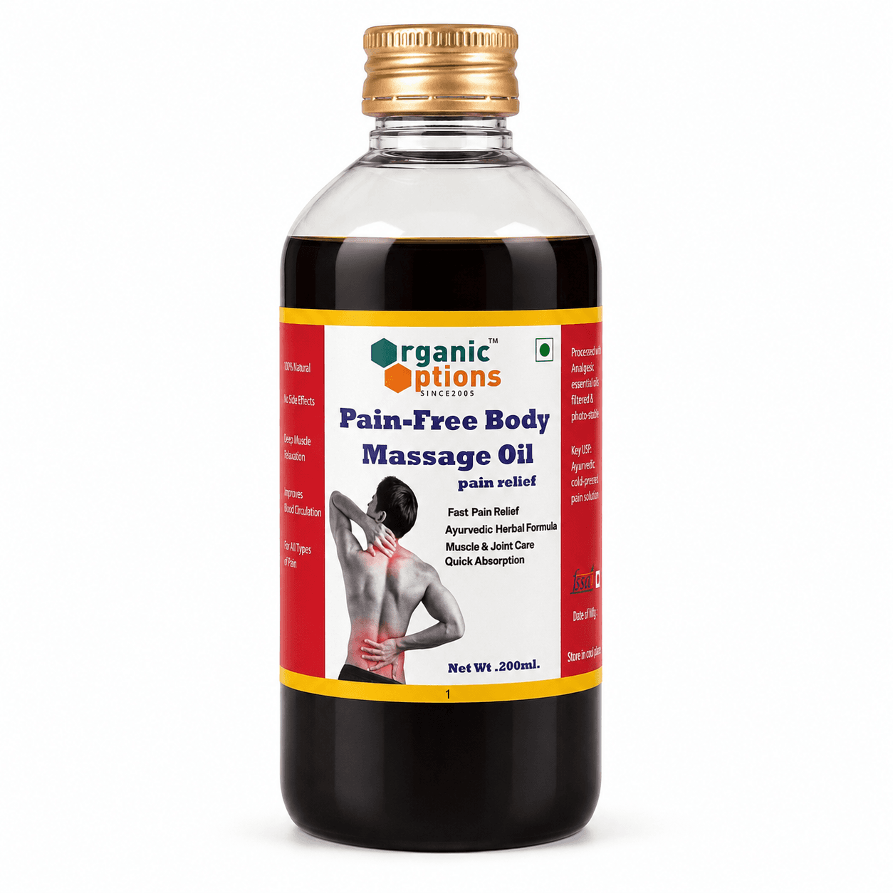 Pain Free Body Massage Oil 200ml