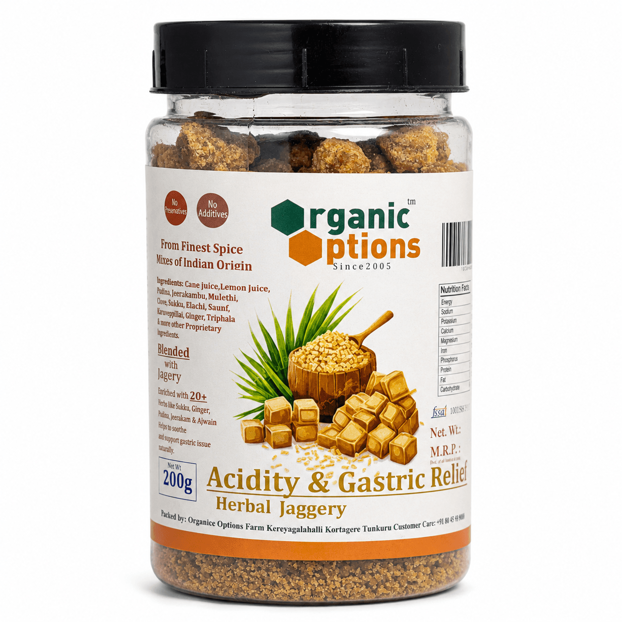 Herbal Jaggery Acidity & Gastric Relief 200gm