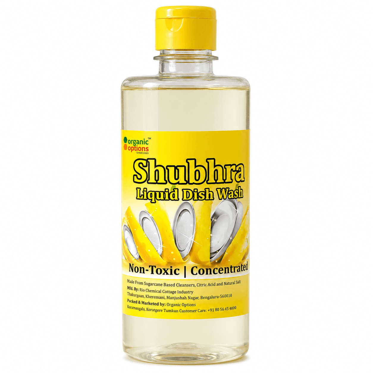 Shubra Dishwash Liquid Gel Lemon Extract 500ml