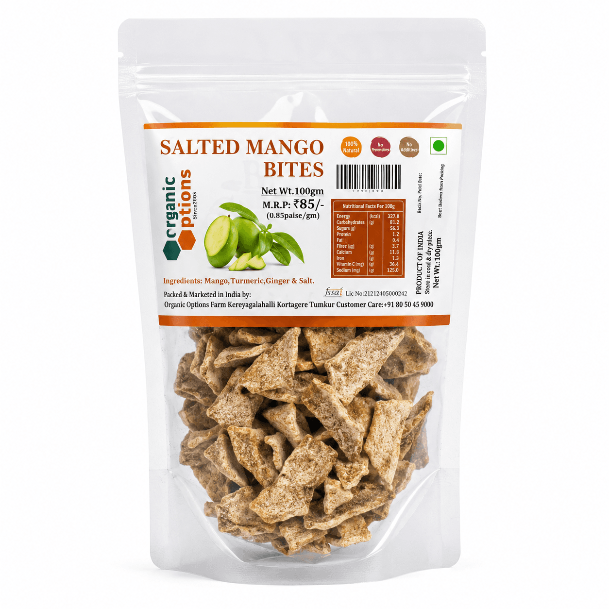 Salted Mango Bites 100gm